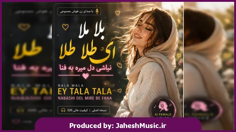 دانلود آهنگ  بلا ملا ای طلا طلا نباشی دل میره به فنا "با صدای زن هوش مصنوعی"